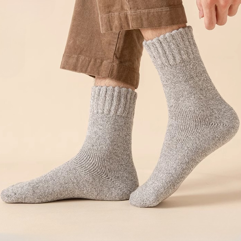 5 Pairs Solid Color Pattern Me - Thermal Sock Winter recension och pris